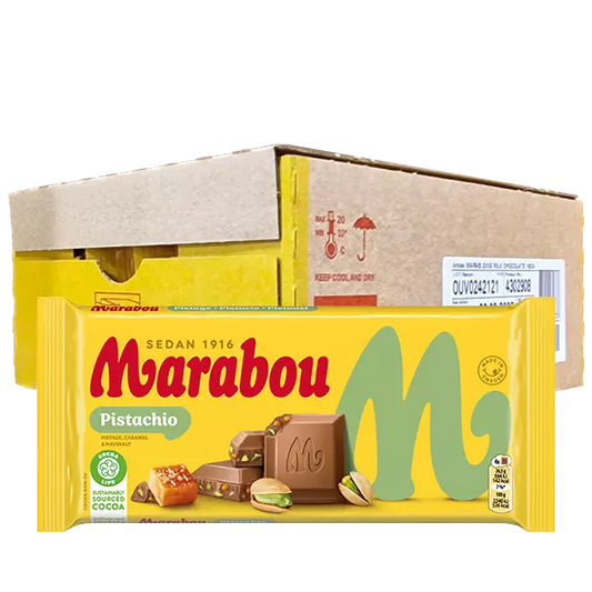 Marabou Mjölkchoklad Pistagenötter & Karamell